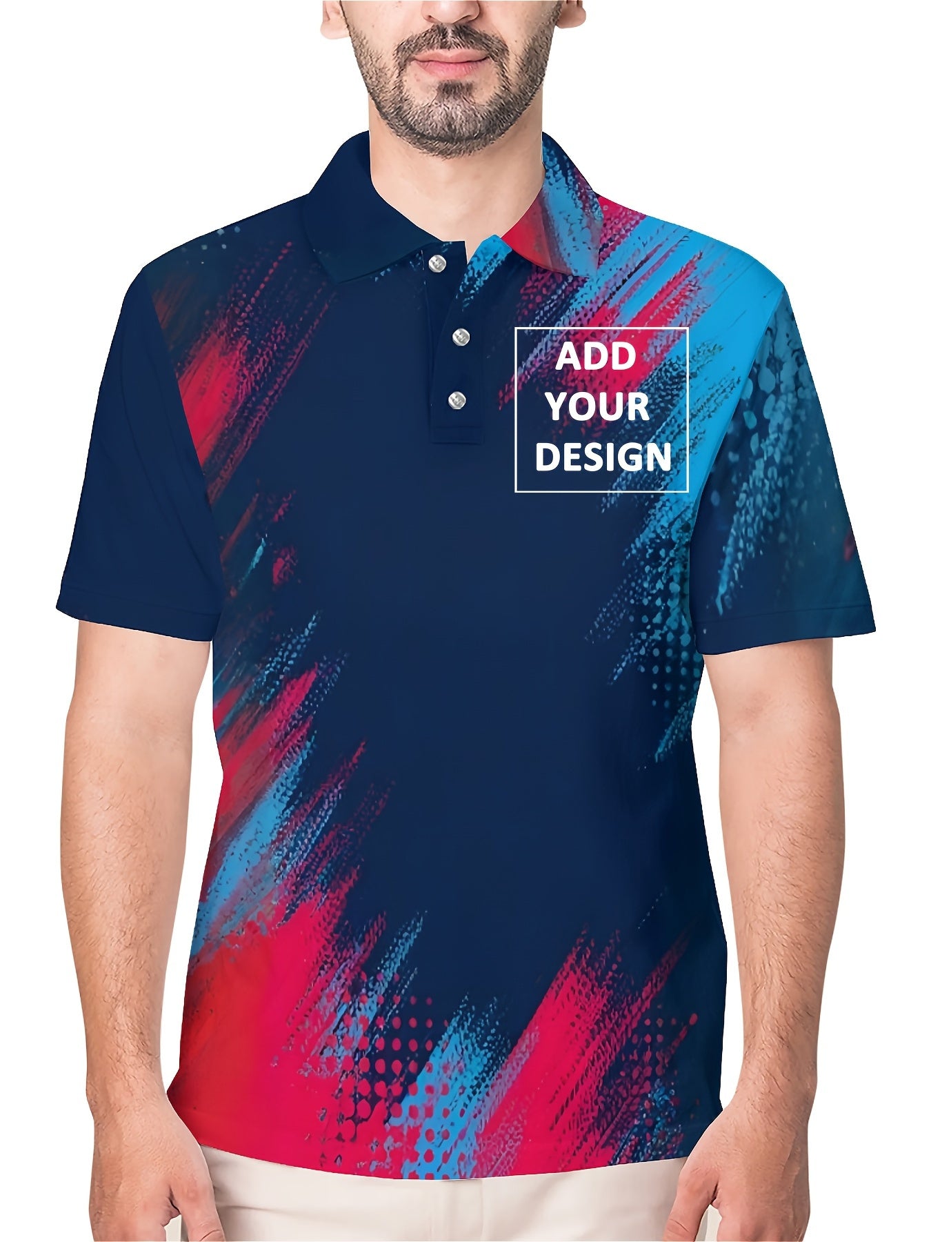 Polo personnalisée logo / texte / image du S au 2XL