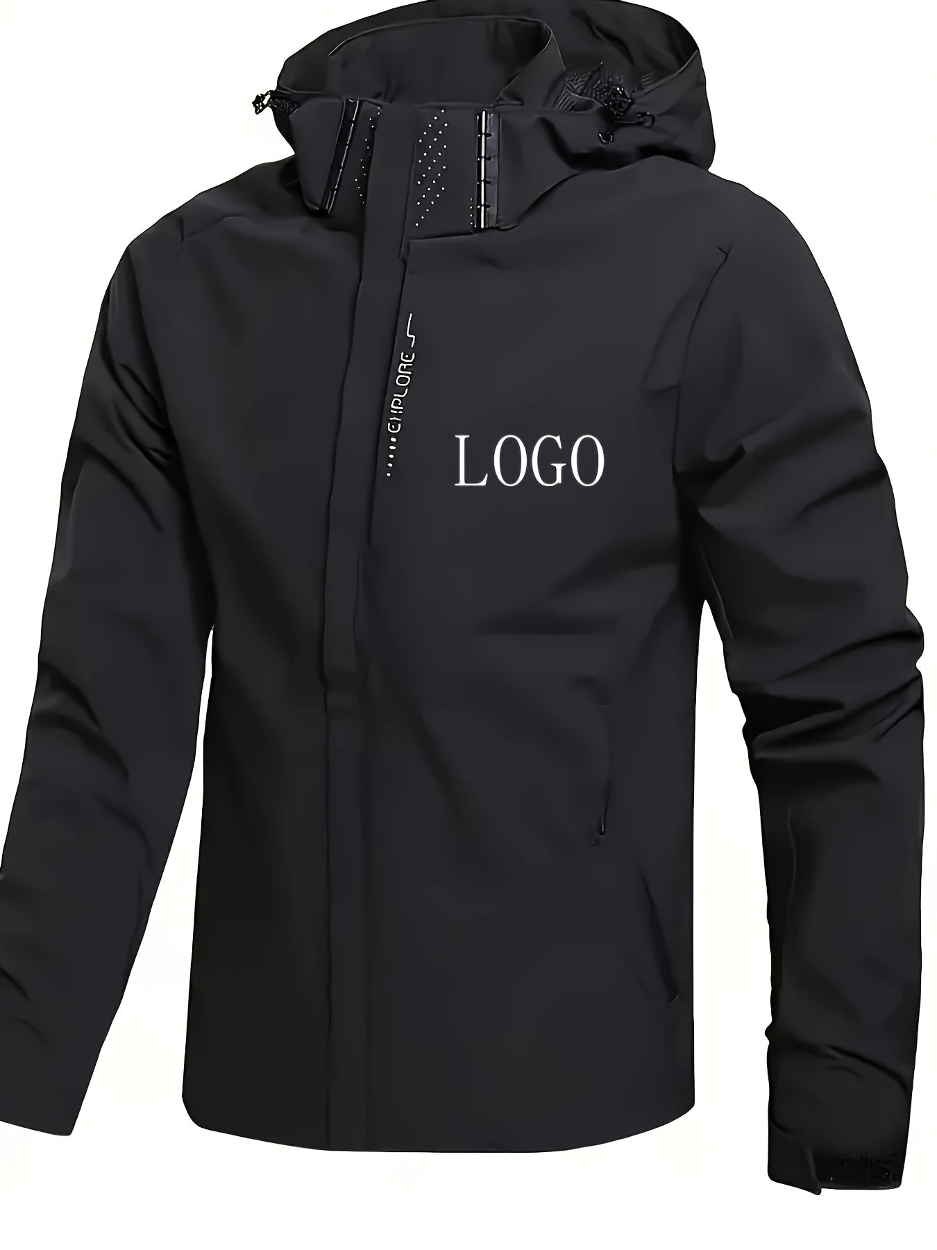 Blouson à capuche logo personnalisé du S au 3XL