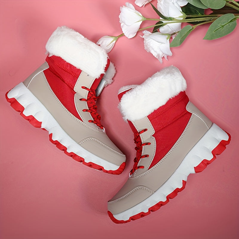 Bottes d hiver pour hommes et femmes avec col en fourrure du 35 au 44,5 MAEJORKEN