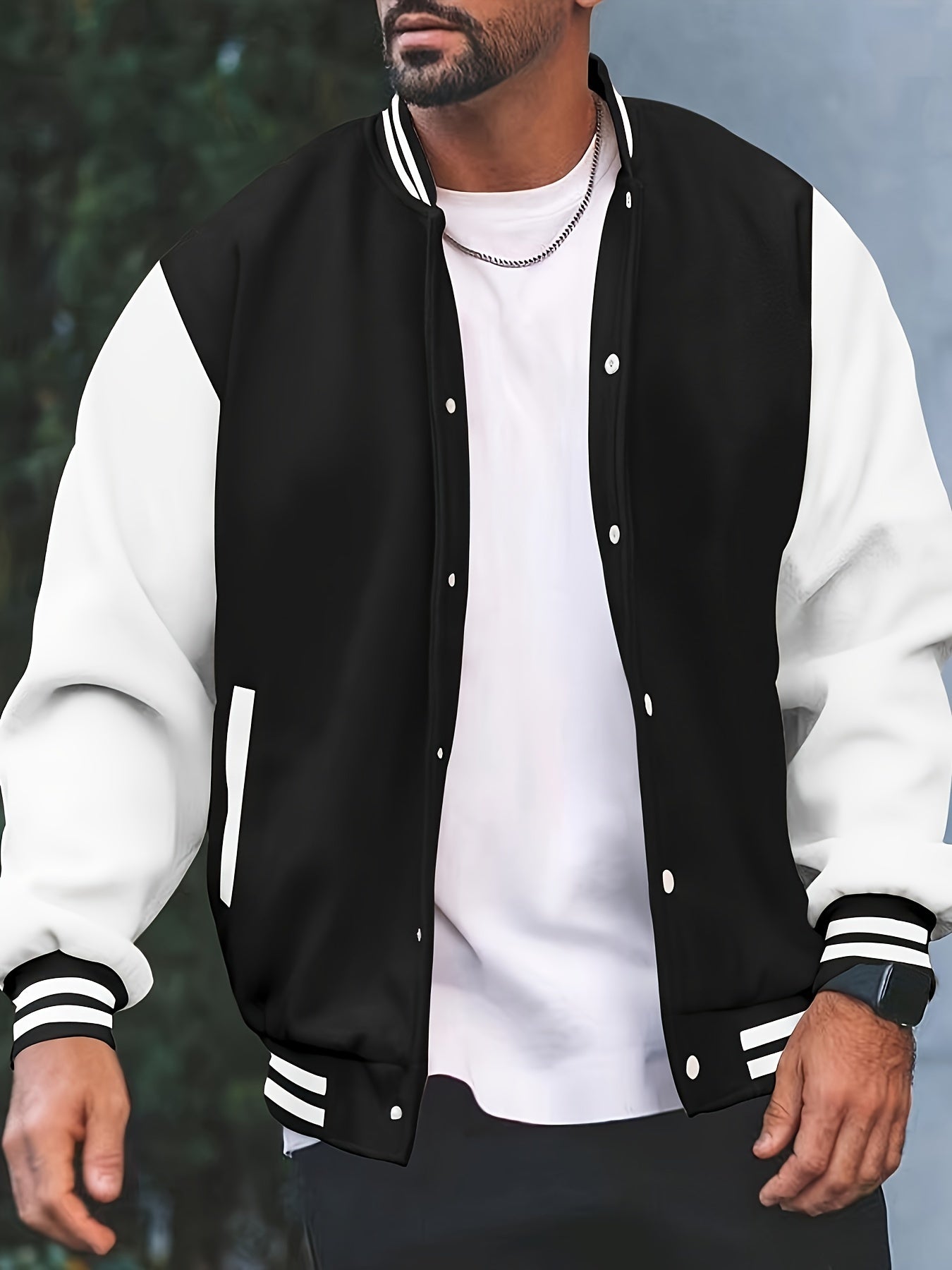 Veste de baseball avec poche du S au 3XL