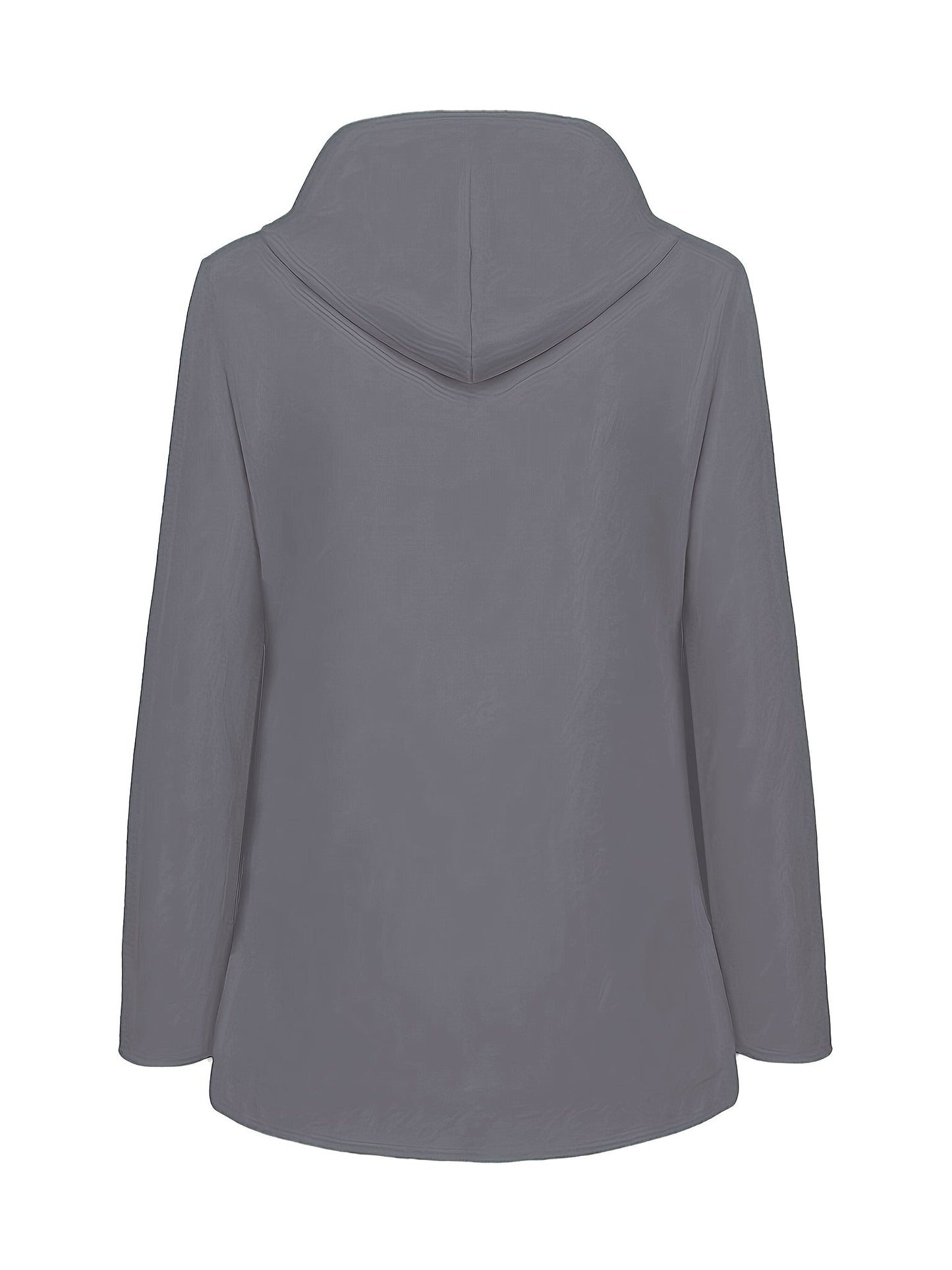 Veste longue à capuche rayée coupe vent femmes du 0XL au 5XL MAEJORKEN