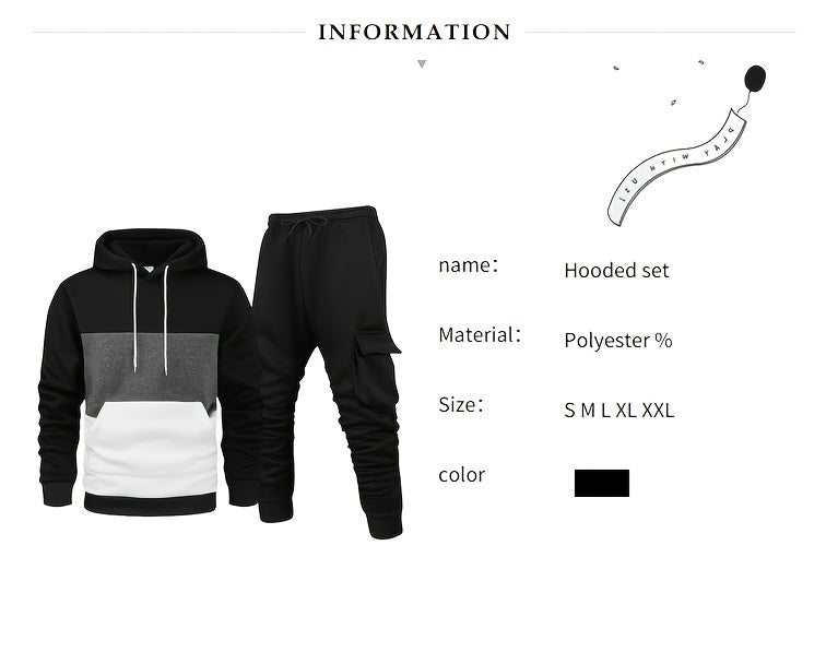 Ensemble sweat à capuche et pantalon du S au 2XL