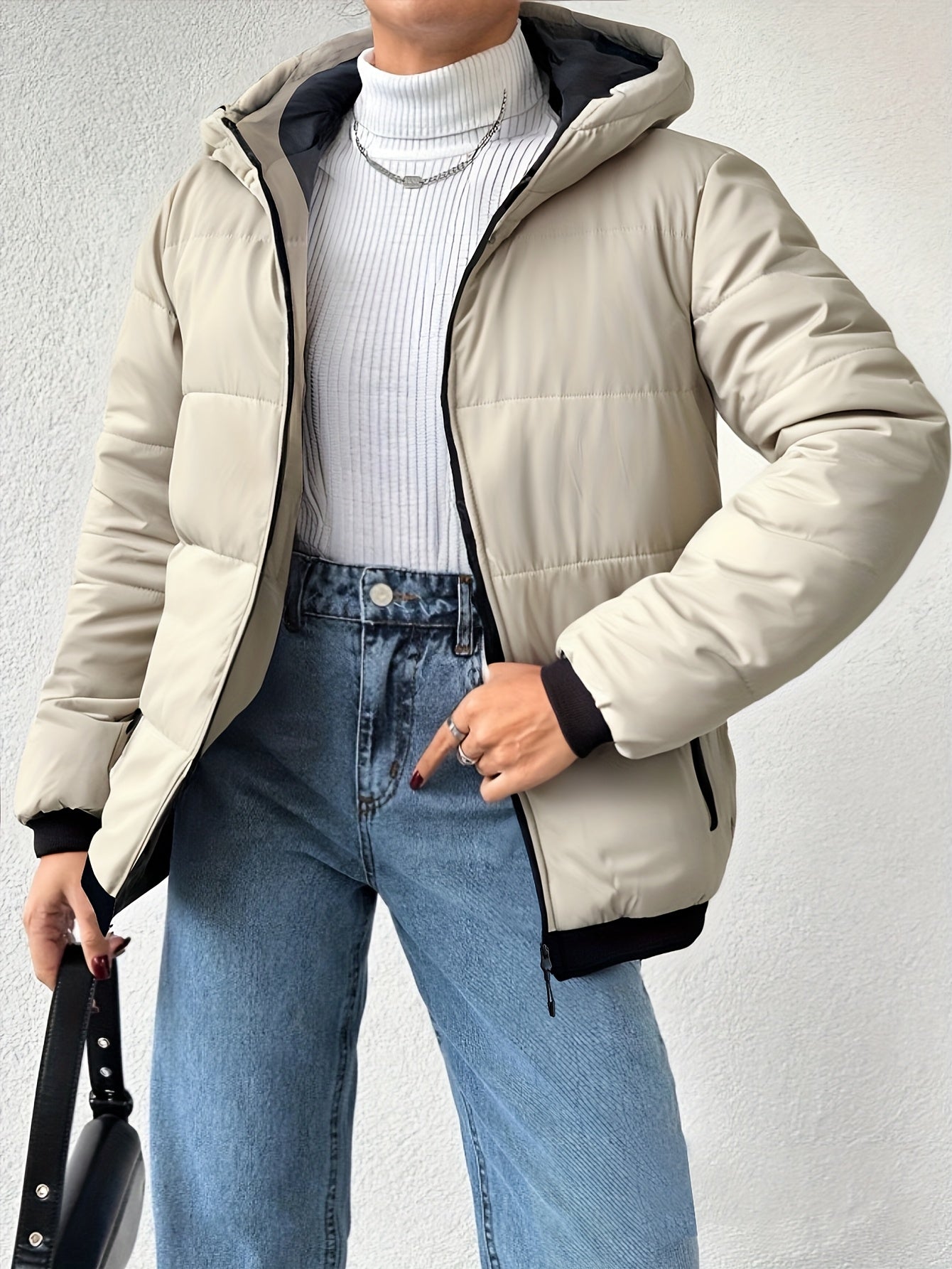 Doudoune mi-longue avec capuche du S au 2XL