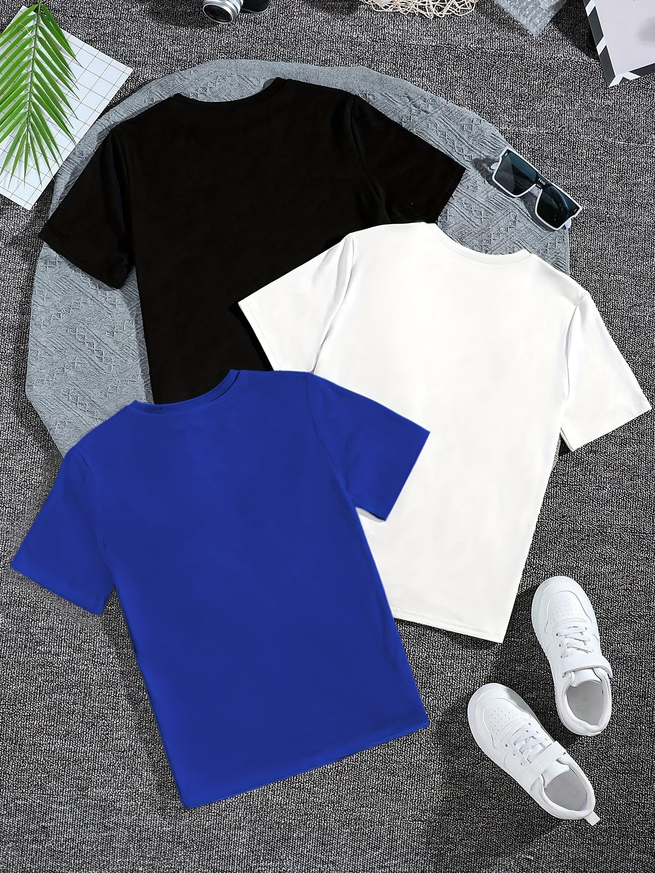 Lot de 3 t-shirt à manches courtes garçons du 8 au 14 ans MAEJORKEN
