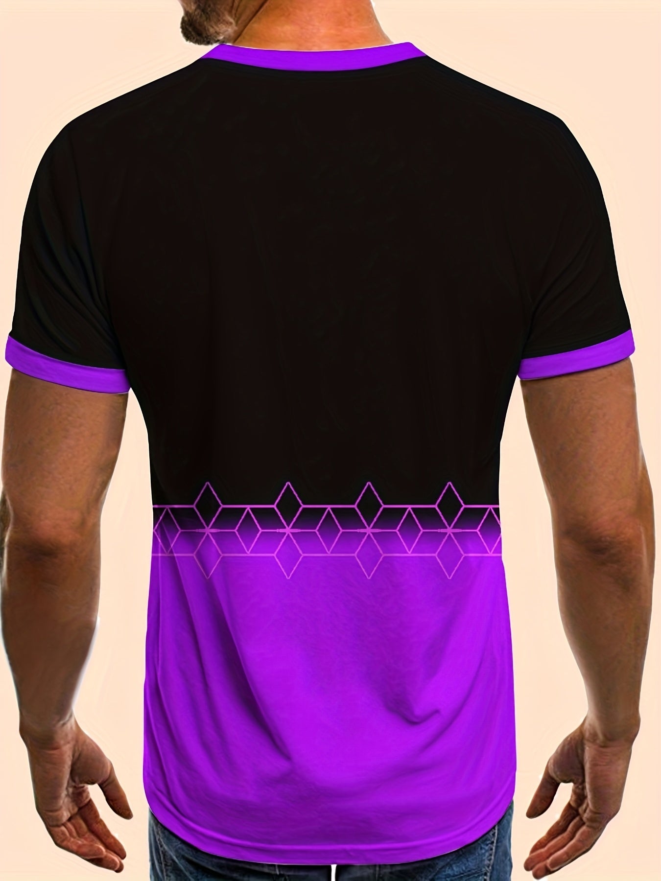 T-shirt de sport décontracté personnalisable imprimé dégradé du XXS au 3XL MAEJORKEN