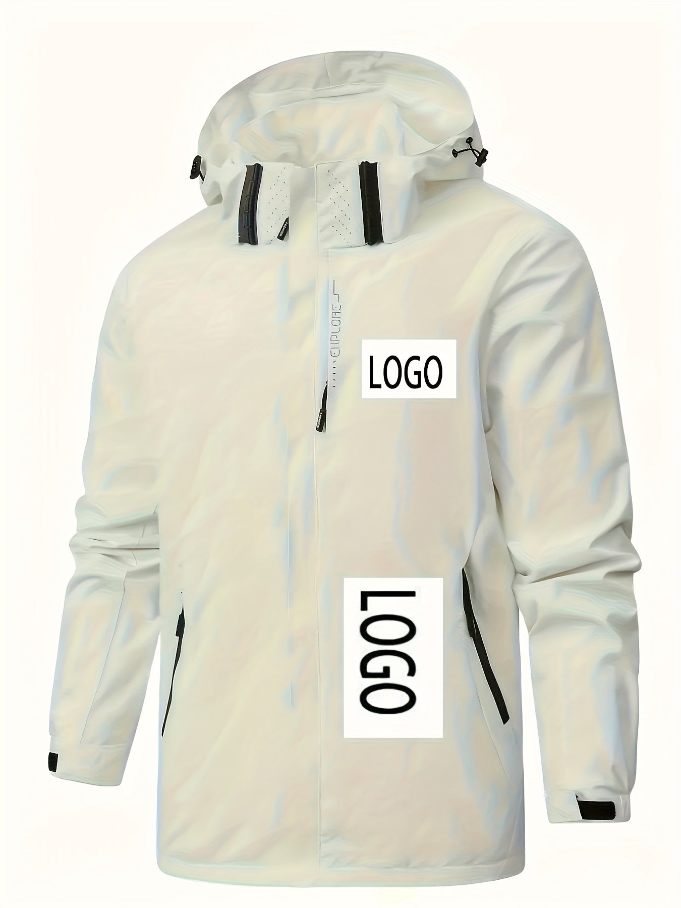 Blouson à capuche logo personnalisé du S au 3XL