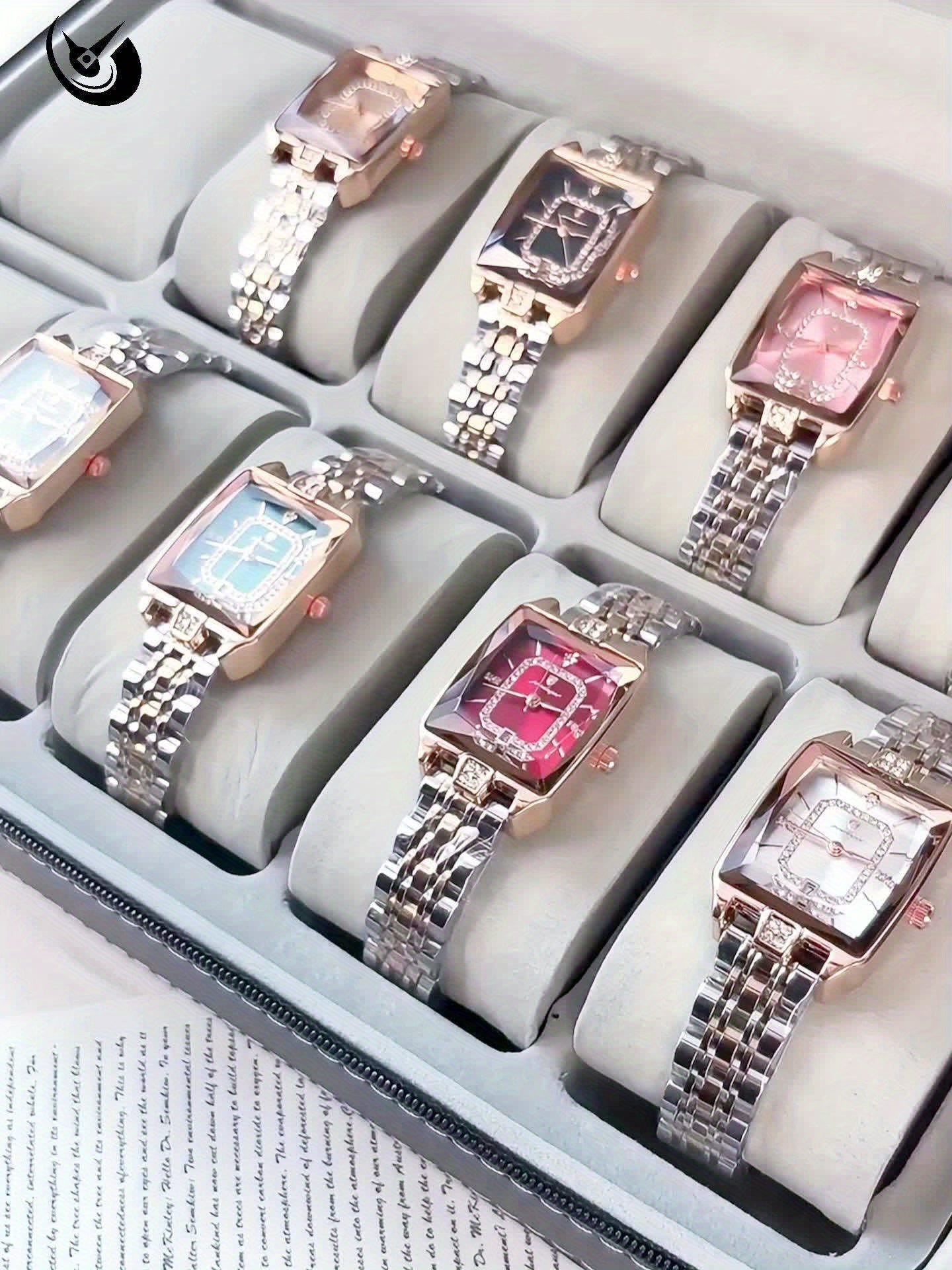 Montre à quartz élégante en acier inoxydable avec cadran lumineux ( coffret non inclus ) MAEJORKEN
