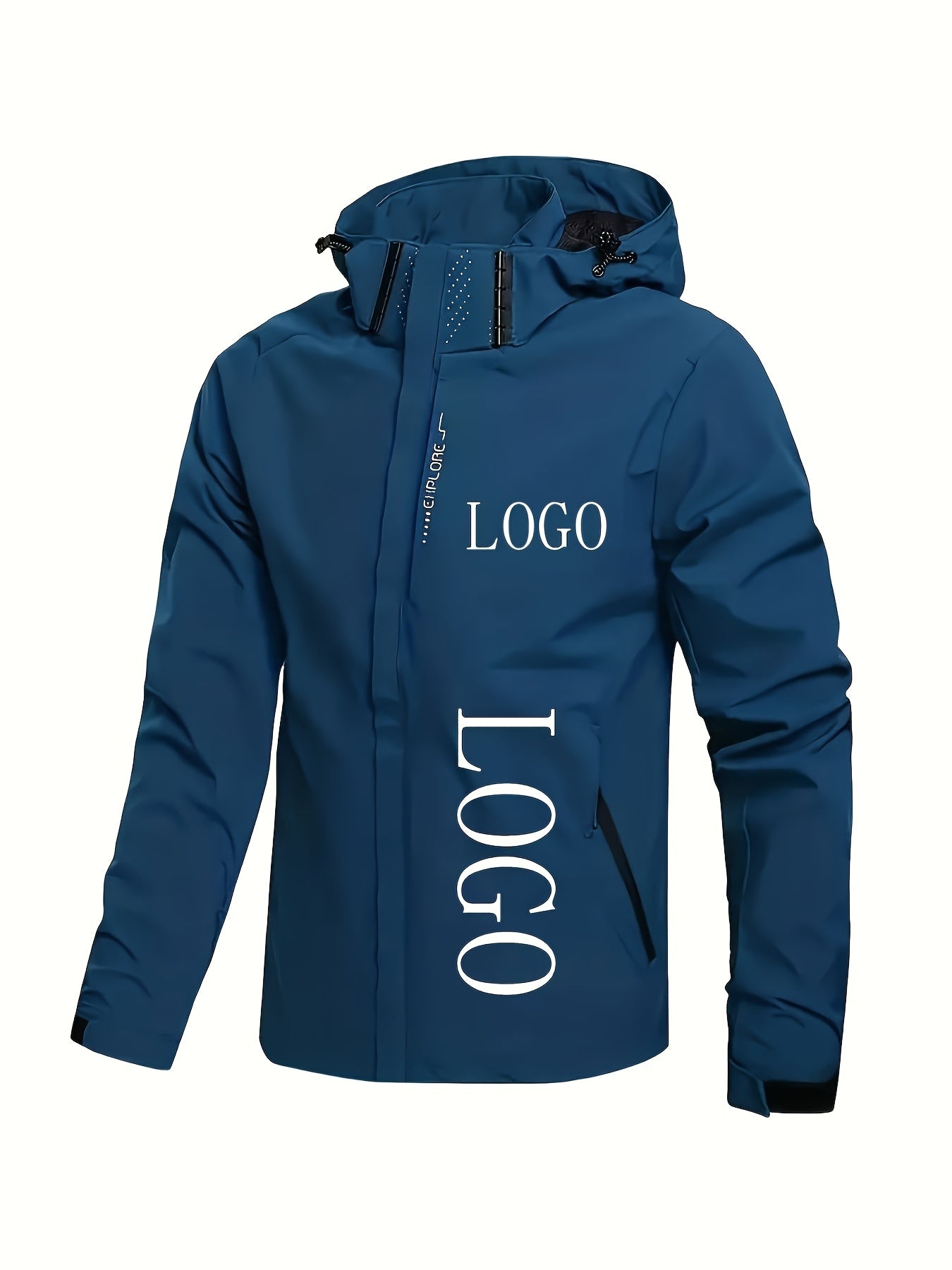 Blouson à capuche logo personnalisé du S au 3XL