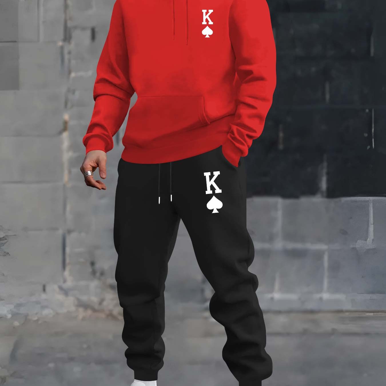 Ensemble sweat à capuche et pantalon de survêtement pour hommes du S au 2XL MAEJORKEN