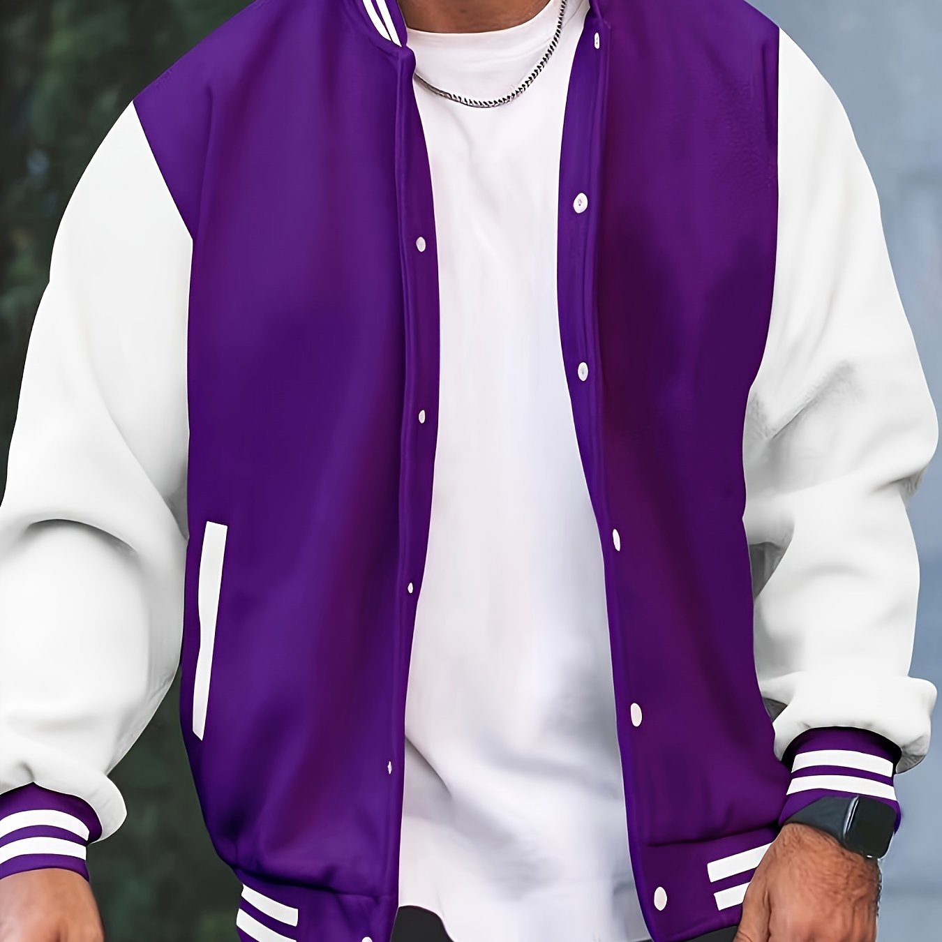 Veste de baseball avec poche du S au 3XL