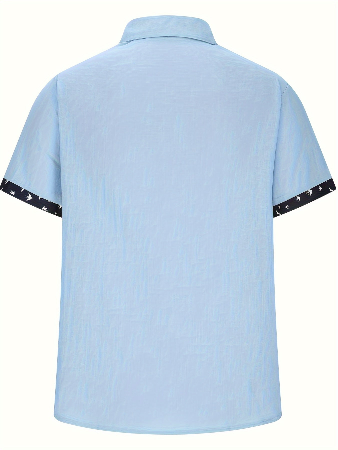 Chemise élégante en mélange de coton assorti de couleur du S au 3XL