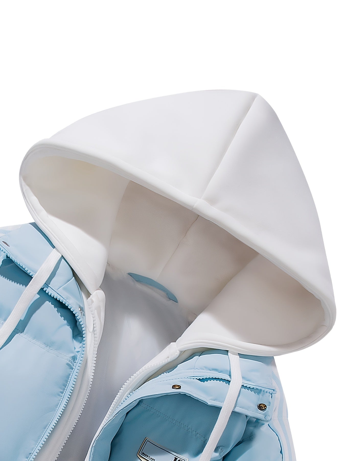 Blouson à capuche épais avec fermeture à glissière du S au 2XL MAEJORKEN