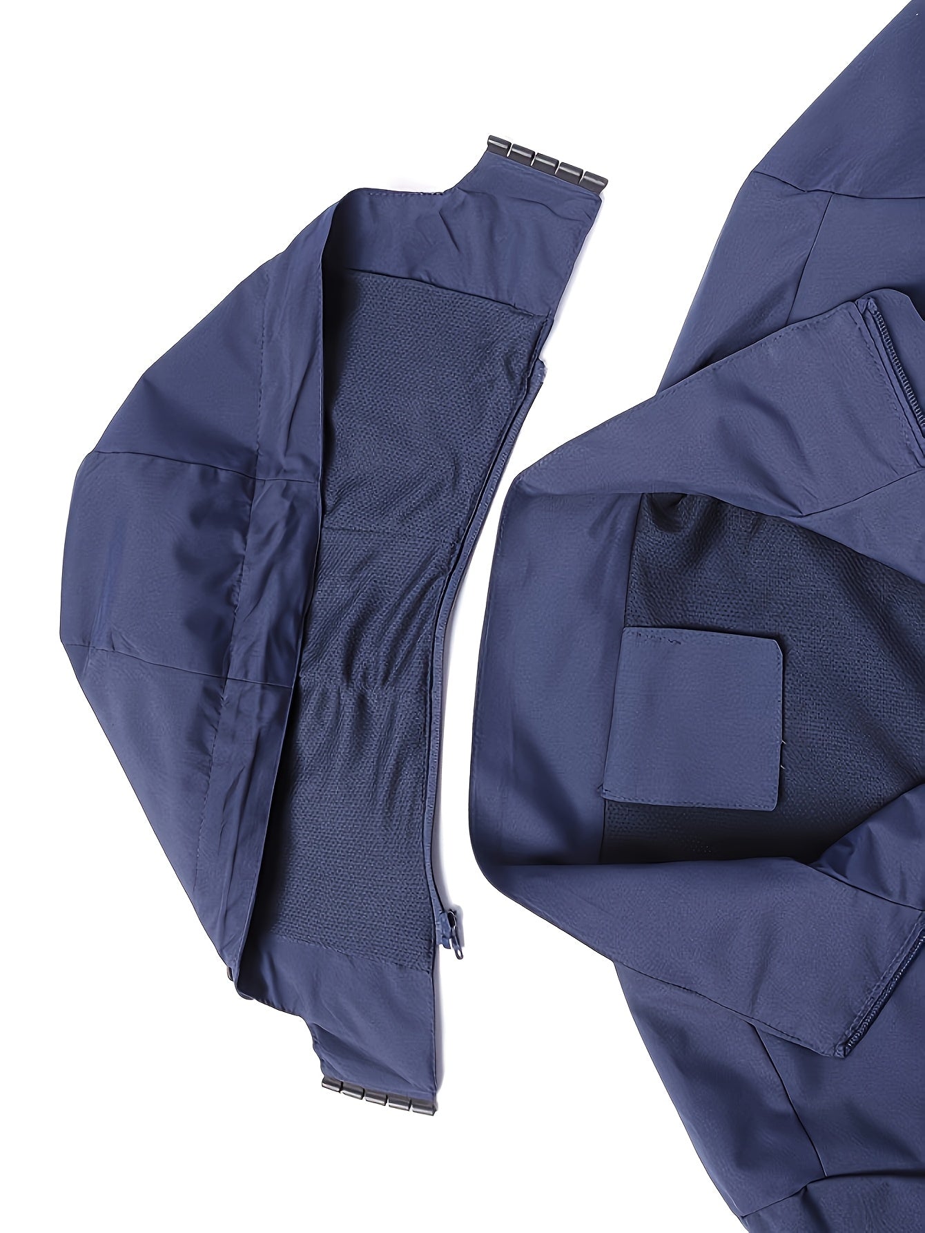 Veste coupe-vent à capuche amovible du S au 3XL