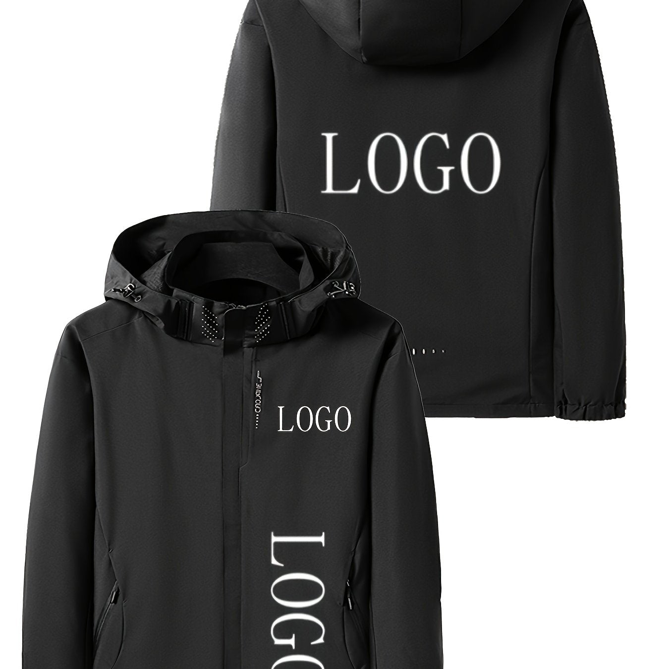 Blouson à capuche logo personnalisé du S au 3XL