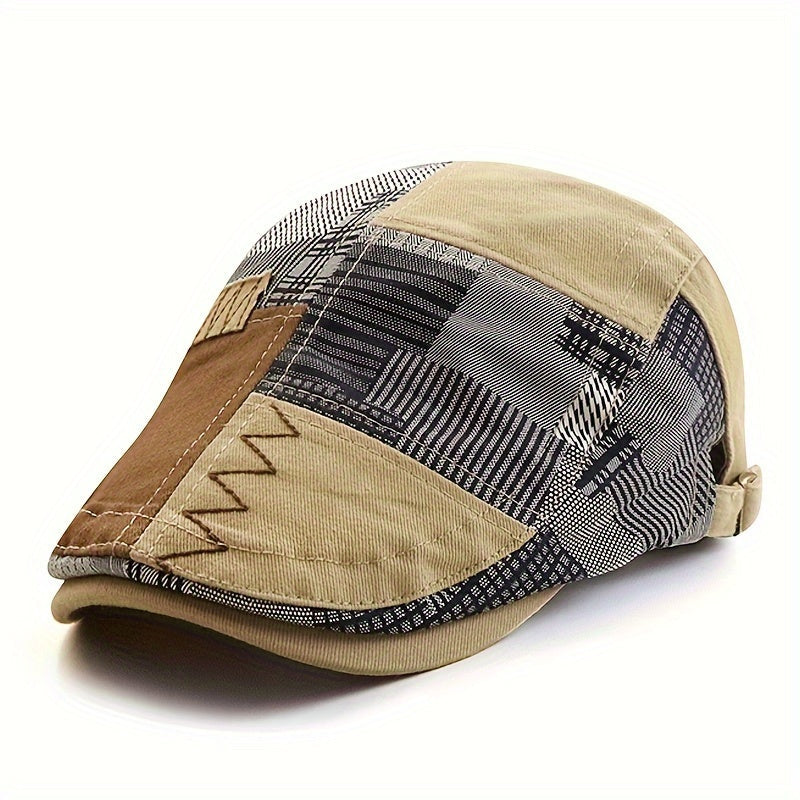Casquette gavroche patchwork 100 % coton réglable 56-60 cm MAEJORKEN