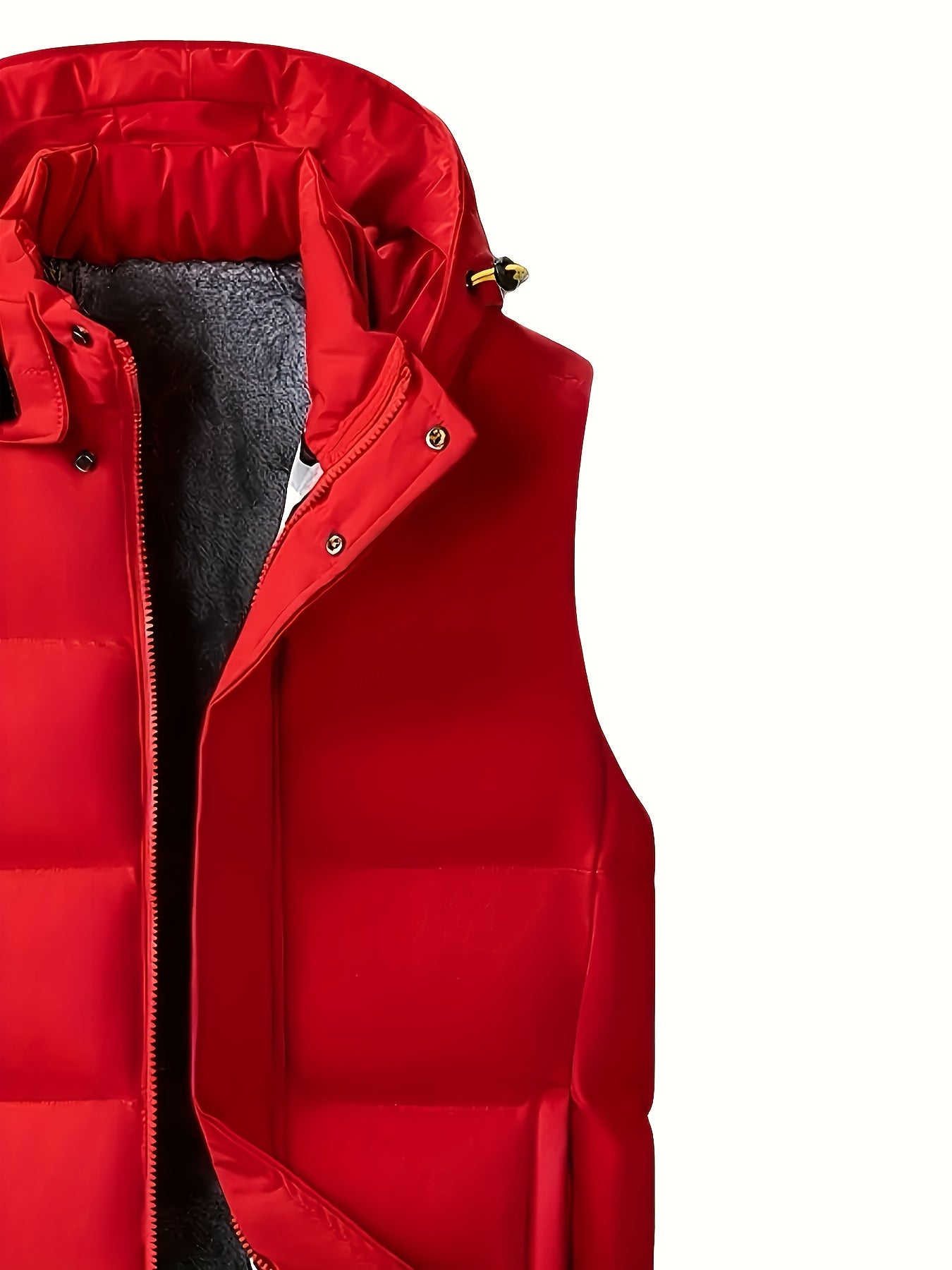 Gilet sans manches à capuche doublé polaire du S au 3XL MAEJORKEN