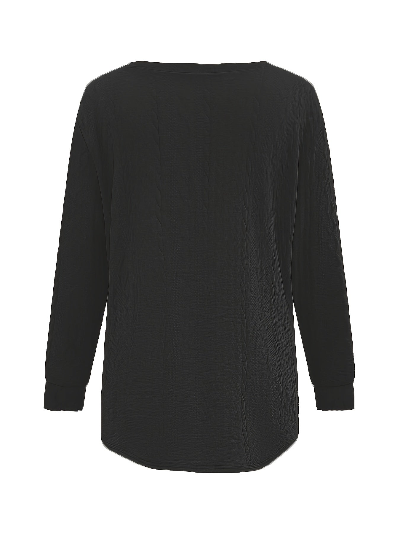 Pull à col rond de couleur unie 1XL au 5XL