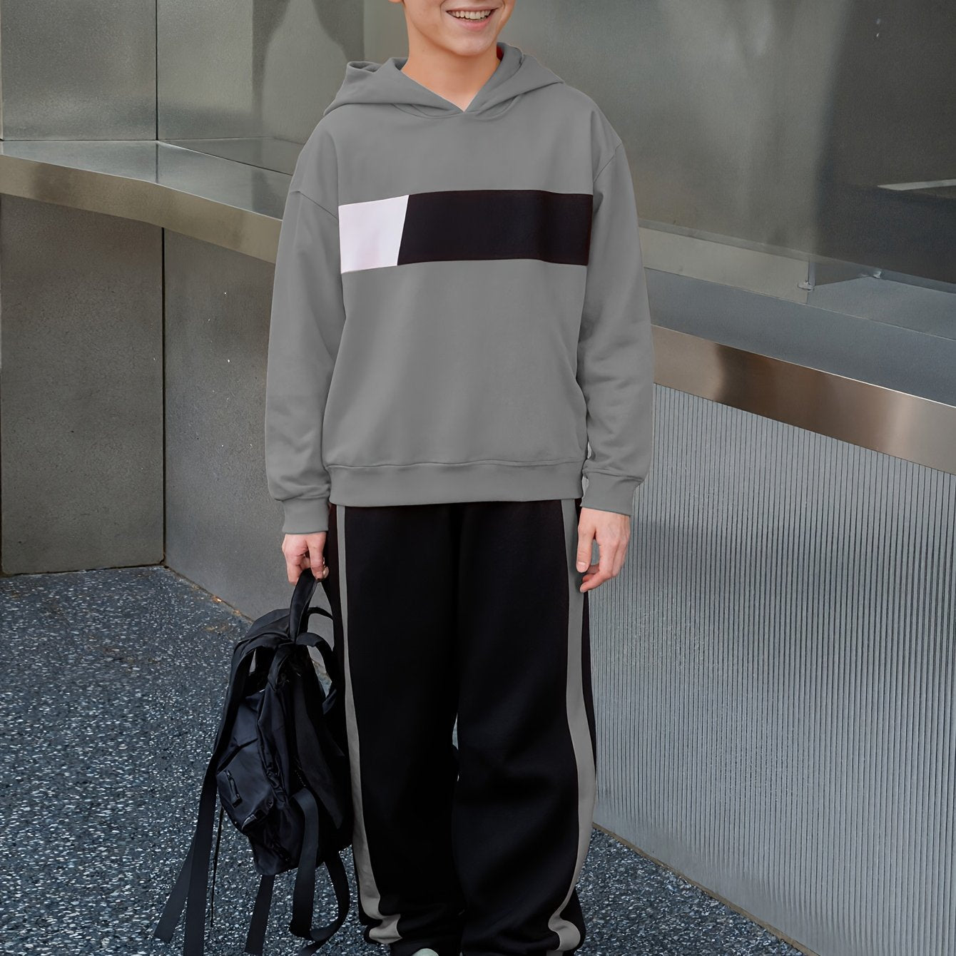 Ensemble 2 pièces sweat à capuche et pantalon de survêtement garçons du 8 au 14 ans MAEJORKEN
