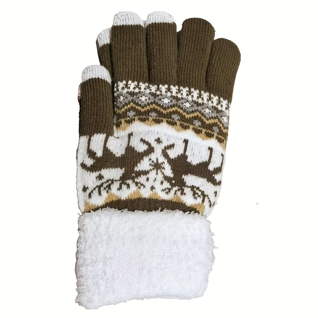 Paires de gants en polyester tricoté MAEJORKEN