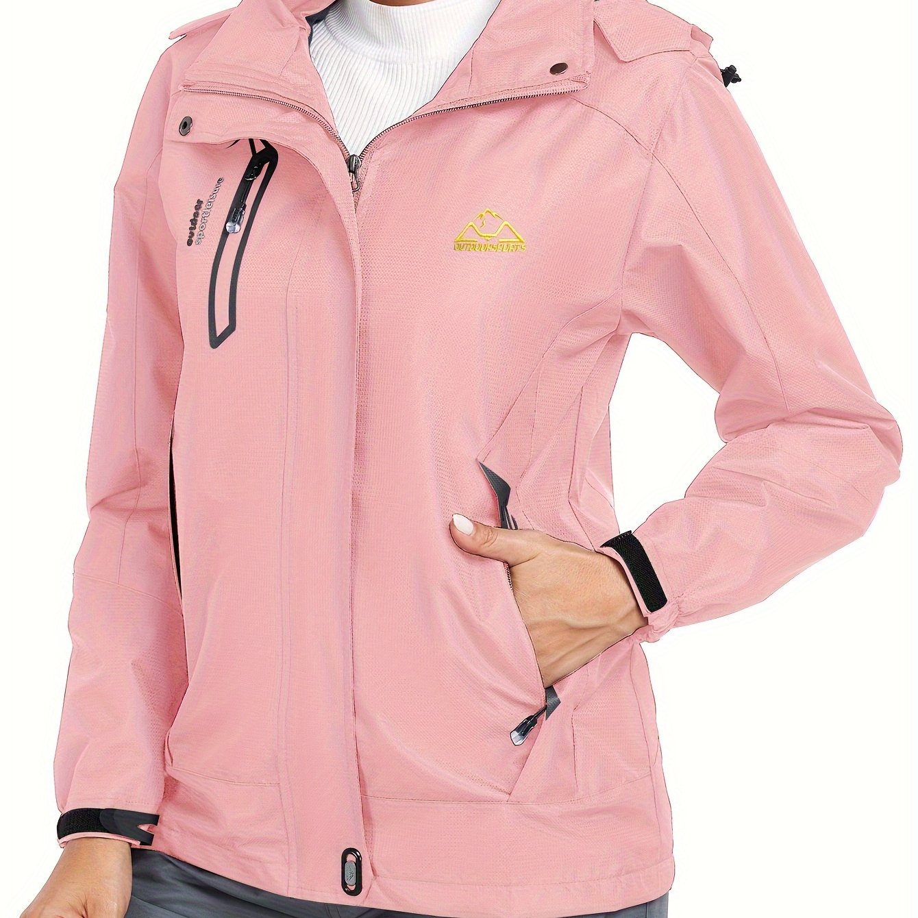 Veste d extérieur coupe-vent avec visière à capuche du S au 2XL MAEJORKEN