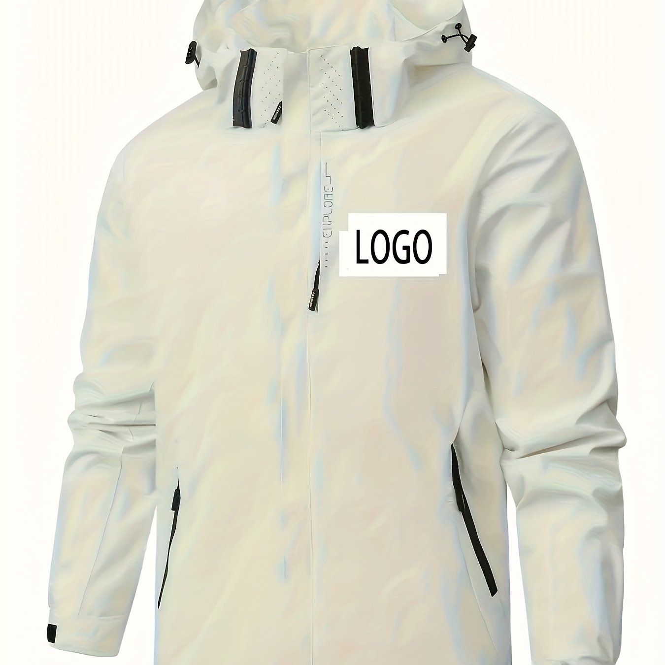 Blouson à capuche logo personnalisé du S au 3XL