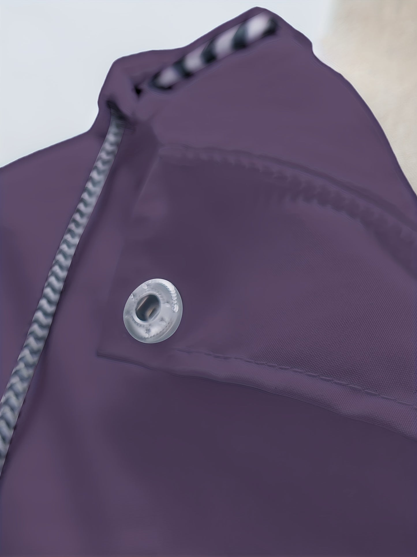 Veste longue à capuche rayée coupe vent femmes du 0XL au 5XL