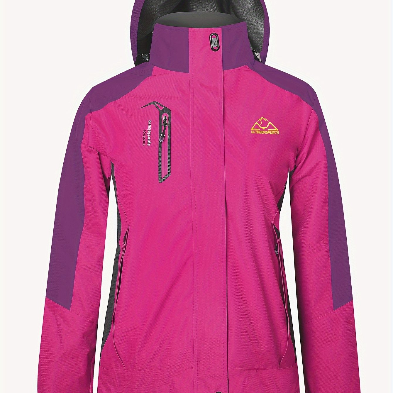 Veste d extérieur coupe-vent avec visière à capuche du S au 2XL MAEJORKEN