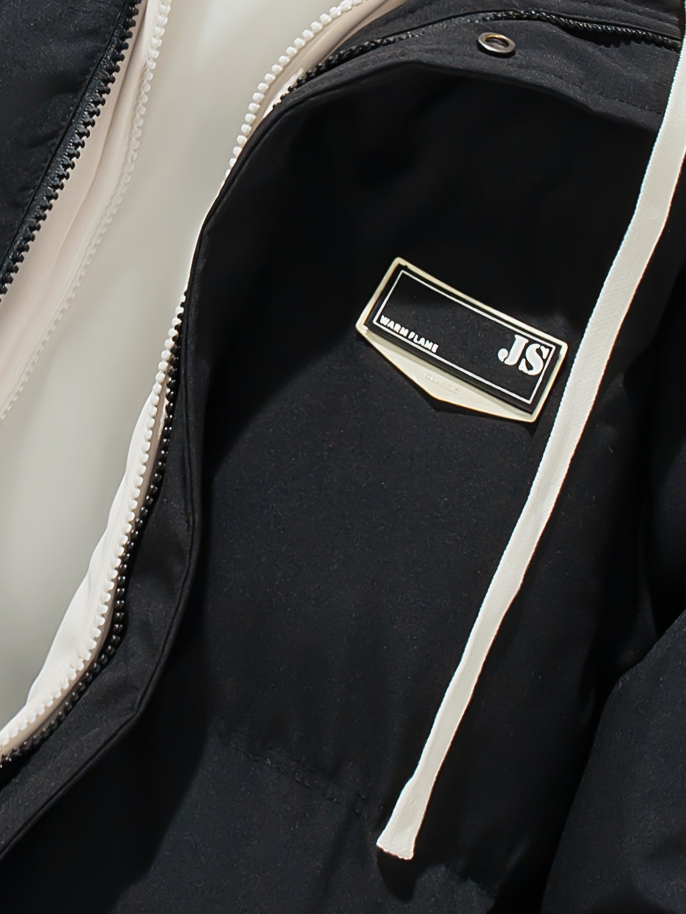 Blouson à capuche épais avec fermeture à glissière du S au 2XL MAEJORKEN