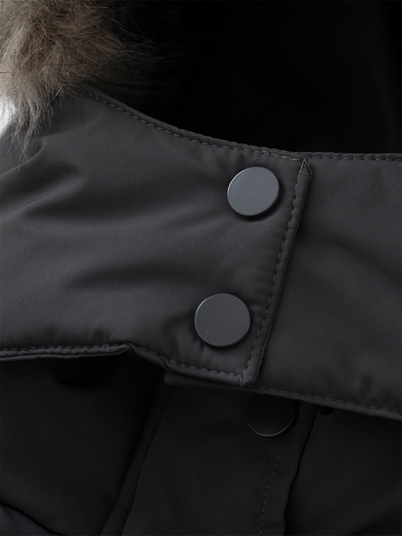 Manteau d hiver épais à capuche détachable en fausse fourrure femmes grande taille du XL au 5XL MAEJORKEN