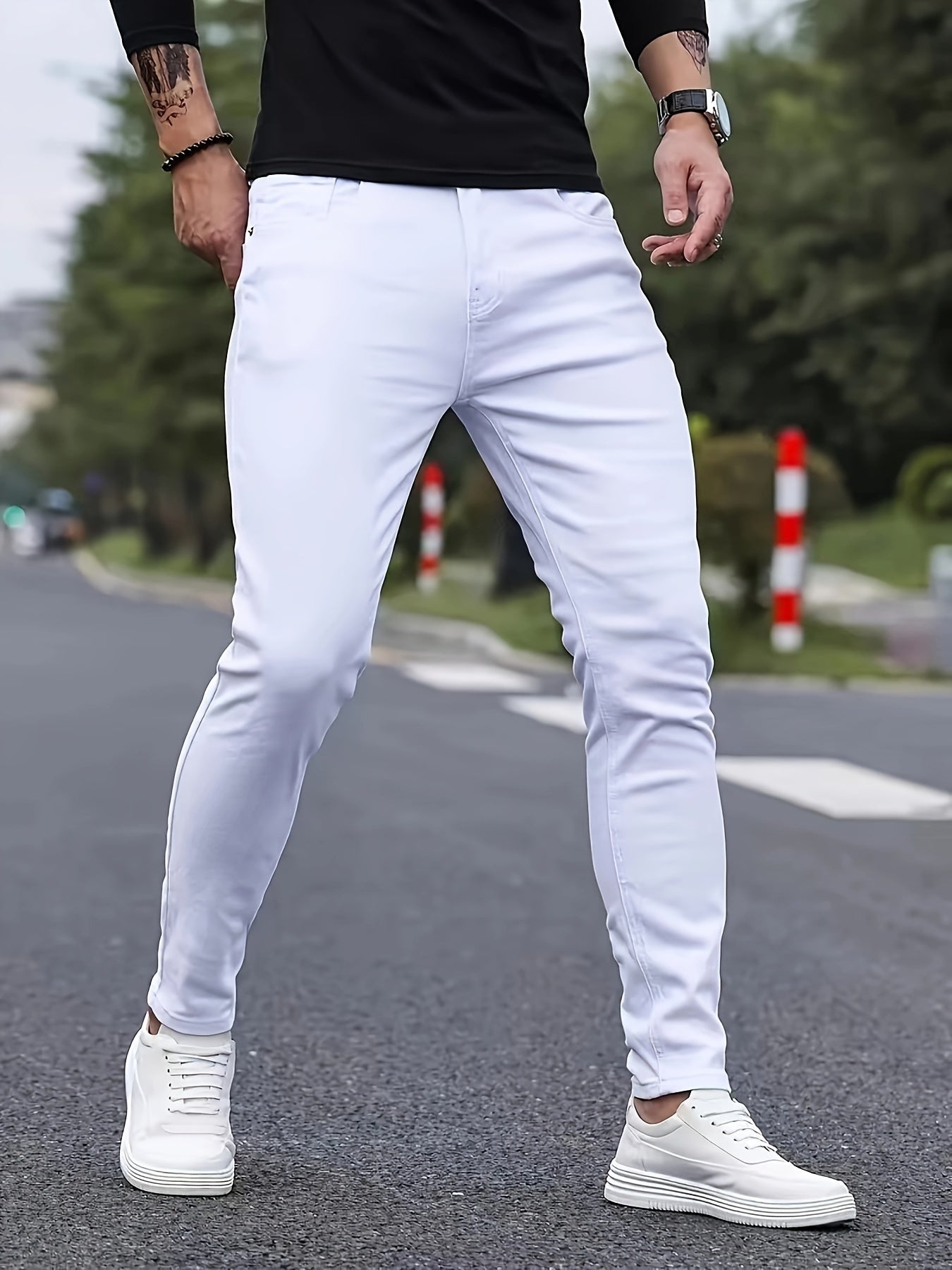 Pantalon décontracté slim du S au 3XL