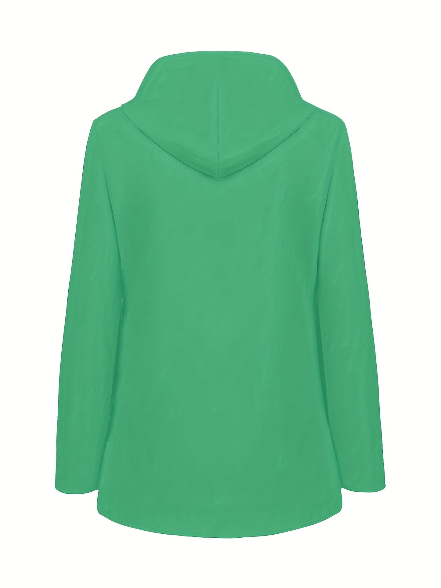 Veste longue à capuche rayée coupe vent femmes du 0XL au 5XL