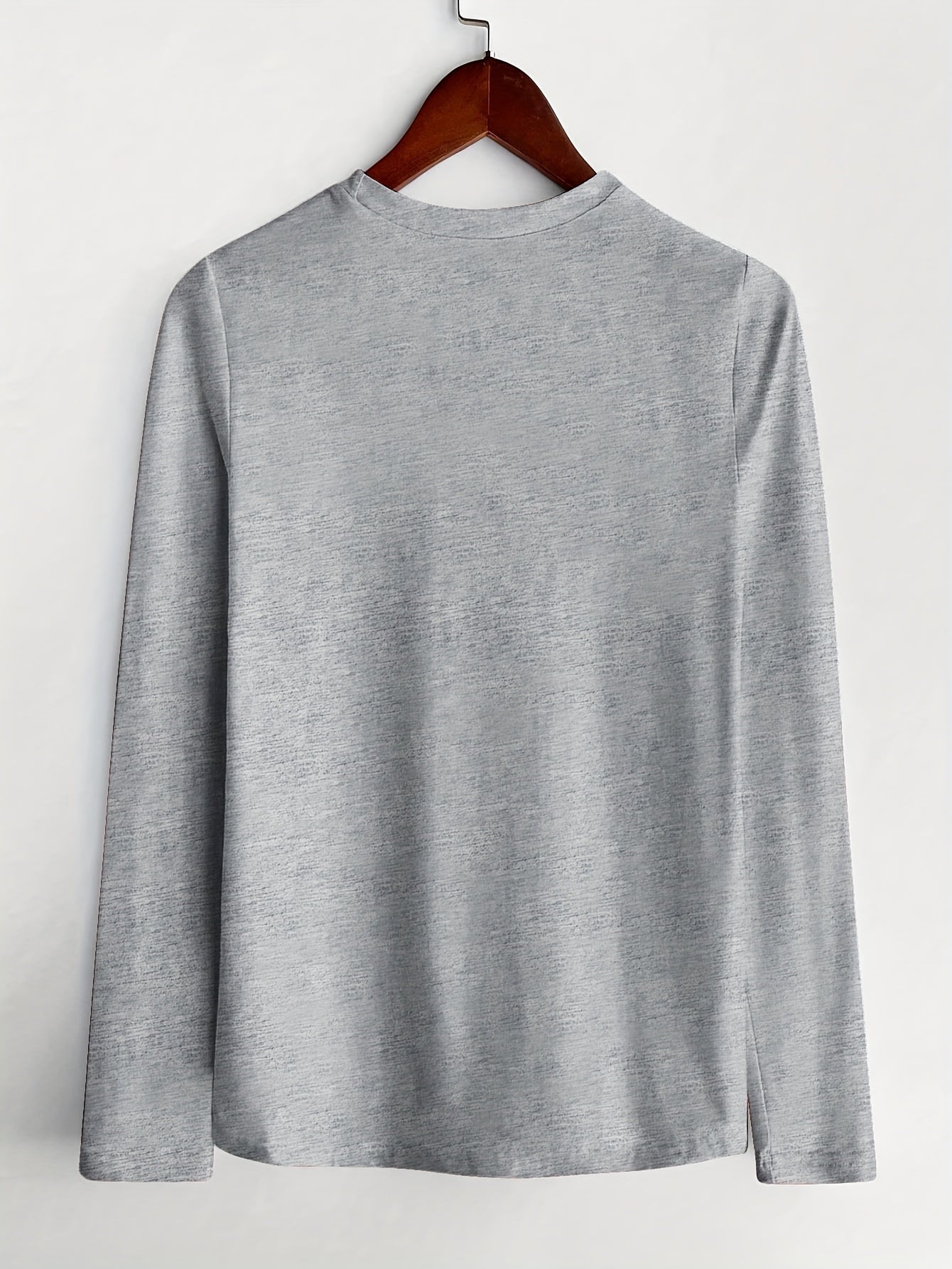 Lot de 3 t-shirts à manches longues col rond 100% coton du S au 2XL MAEJORKEN