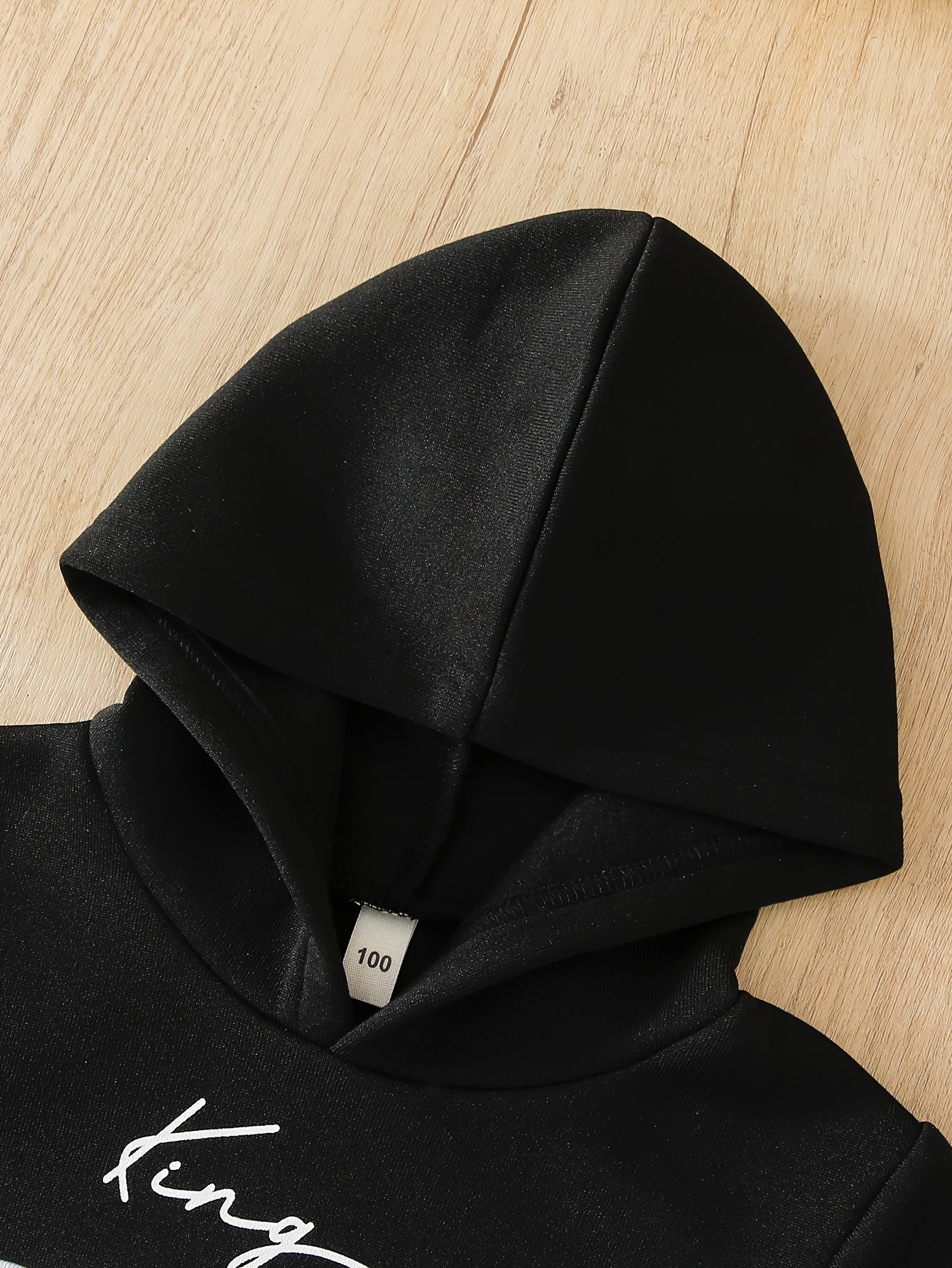 Ensemble sweat à capuche et pantalon épais doublé polaire du 3 au 10 ans