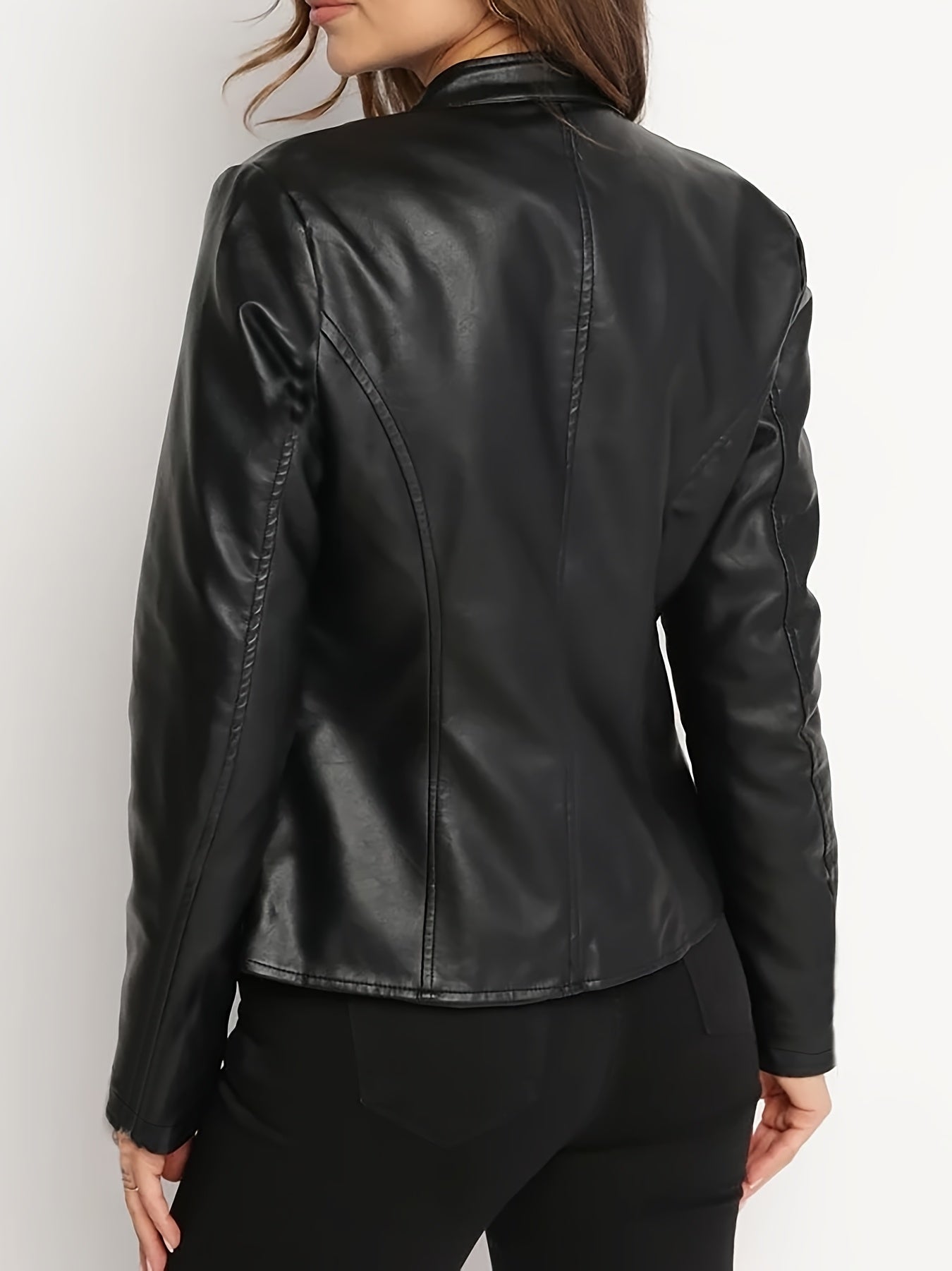 Veste élégante grande taille col montant du XL au 5XL