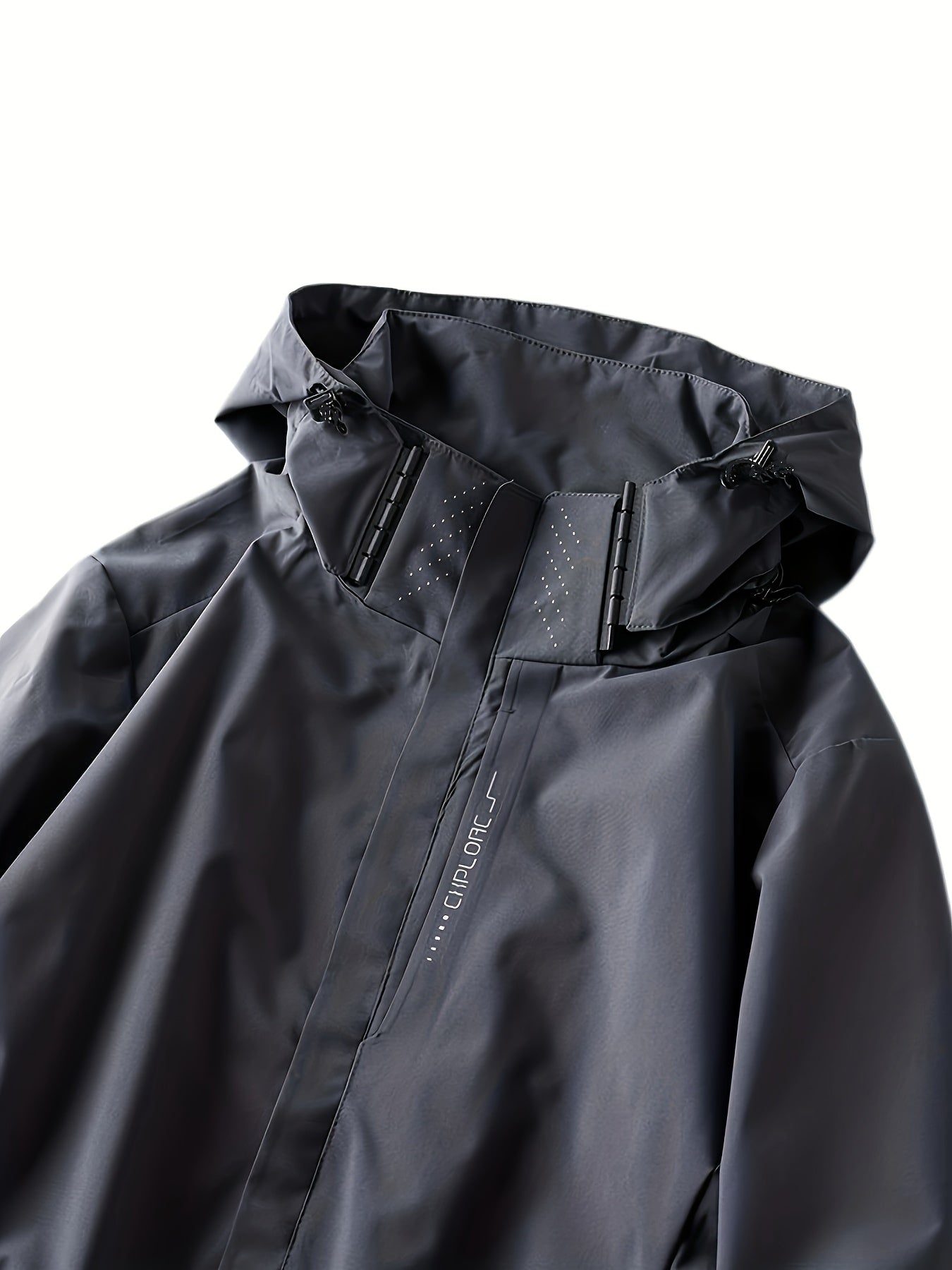 Veste coupe-vent à capuche amovible du S au 3XL
