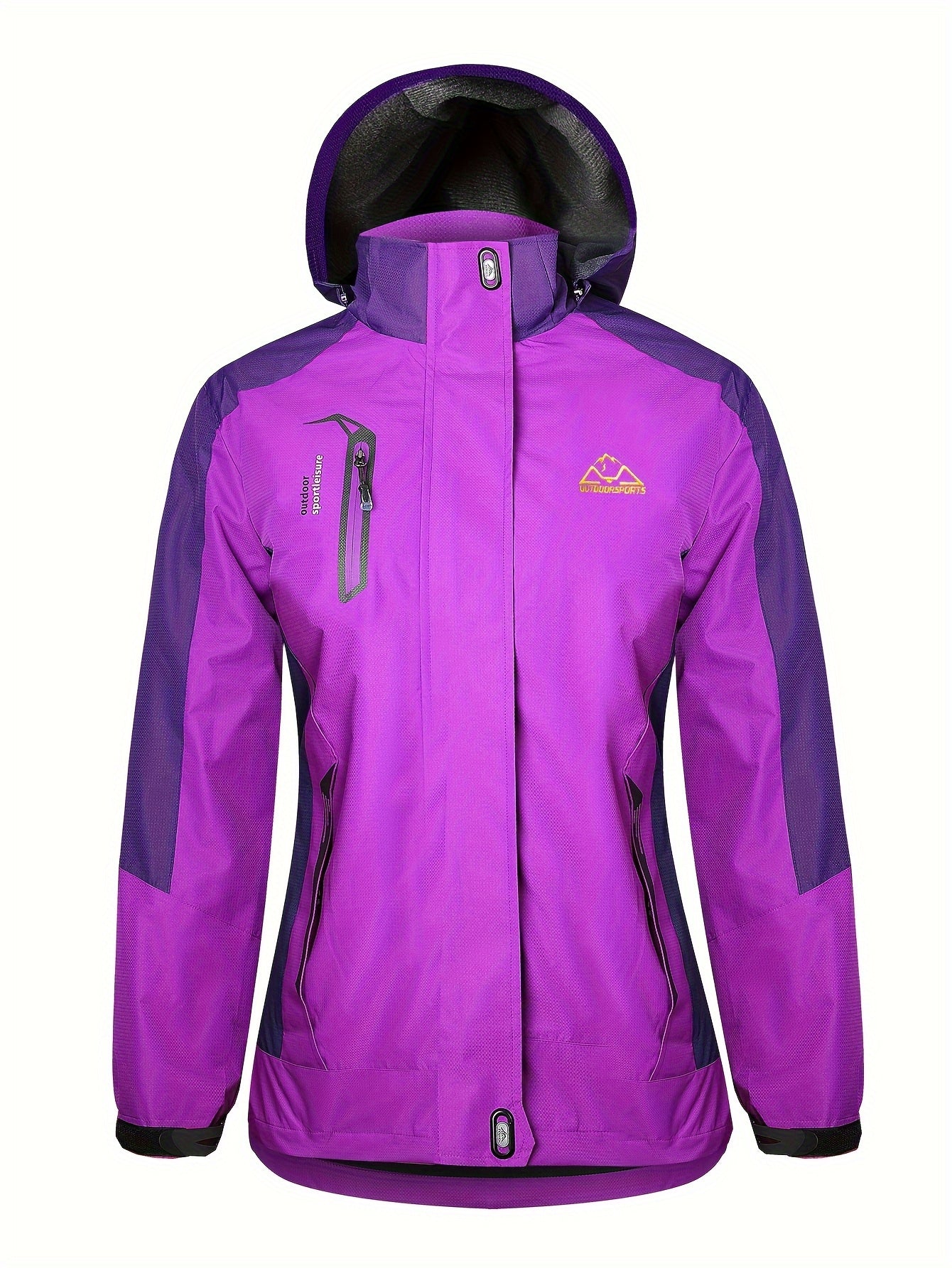 Veste d extérieur coupe-vent avec visière à capuche du S au 2XL MAEJORKEN
