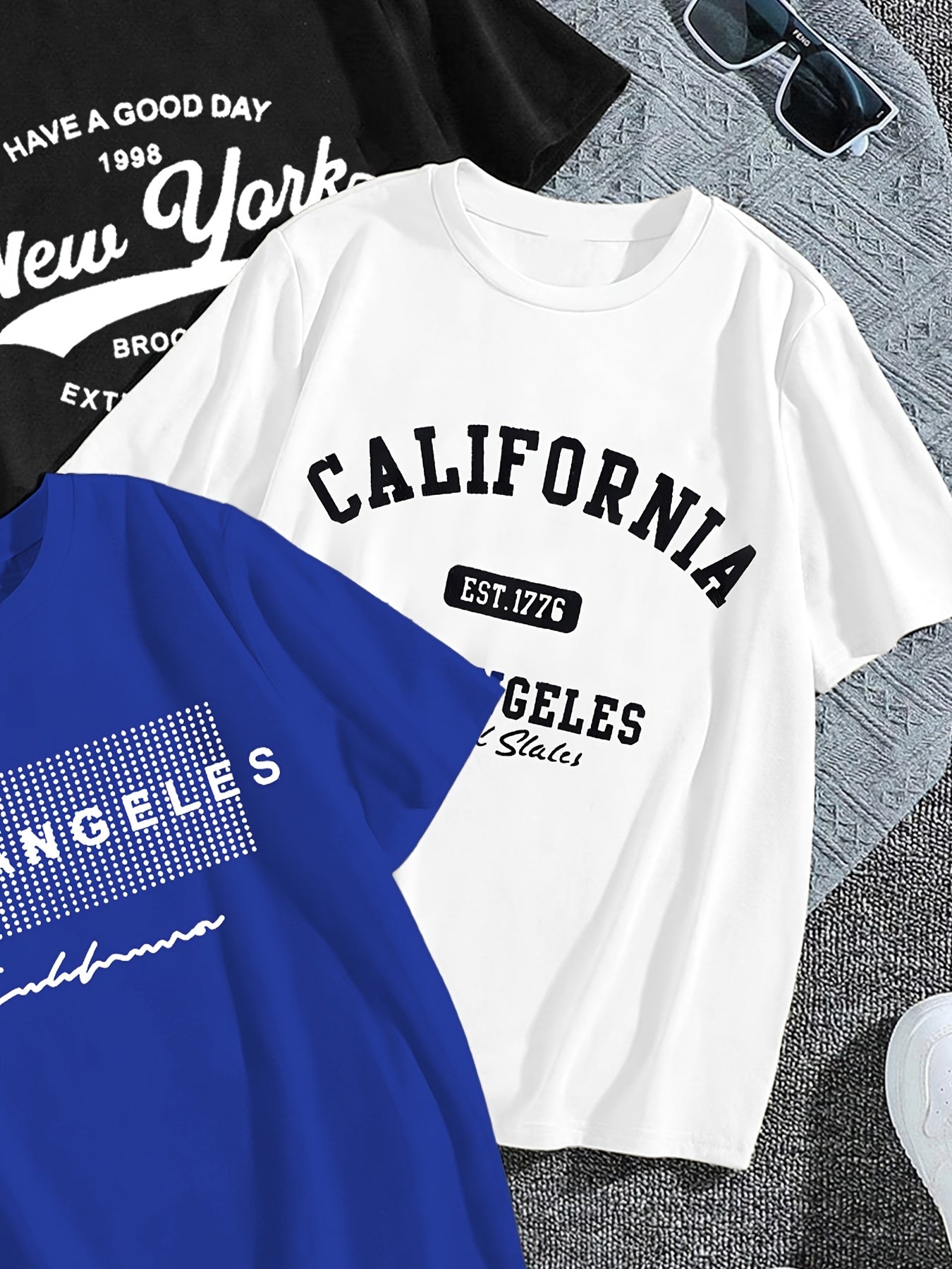 Lot de 3 t-shirt à manches courtes garçons du 8 au 14 ans MAEJORKEN