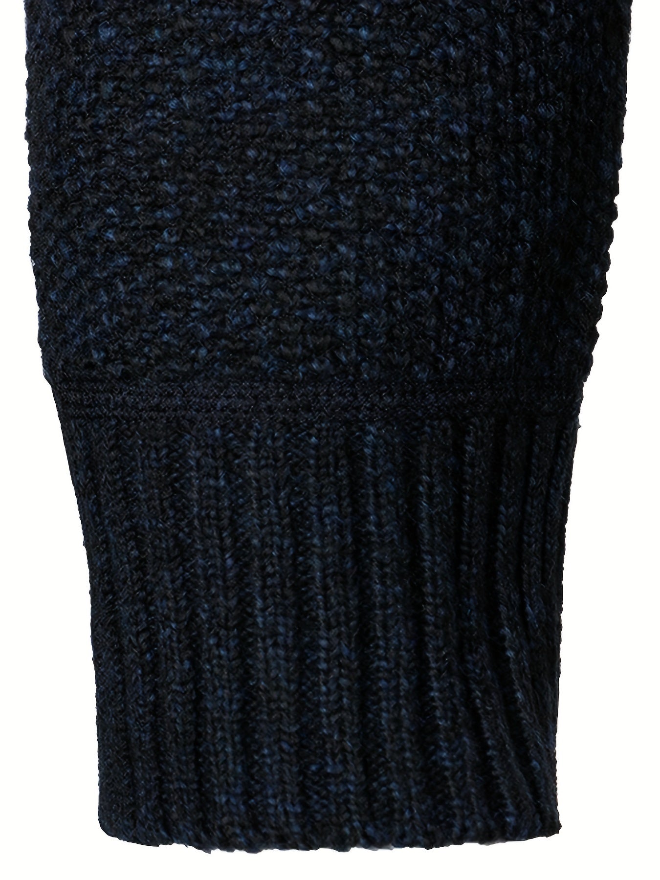 Pull en tricot grande taille à col montant du 2XL au 6XL