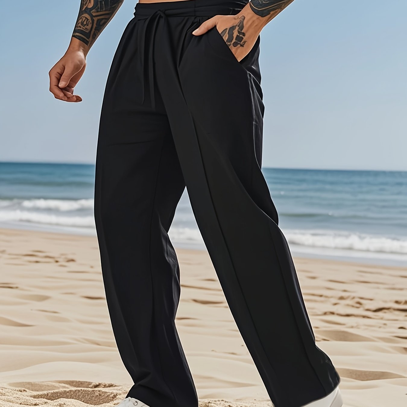 Pantalon en lin du S au 2XL MAEJORKEN