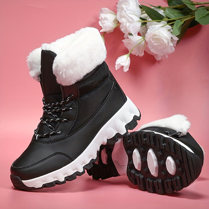 Bottes d hiver pour hommes et femmes avec col en fourrure du 35 au 44,5 MAEJORKEN