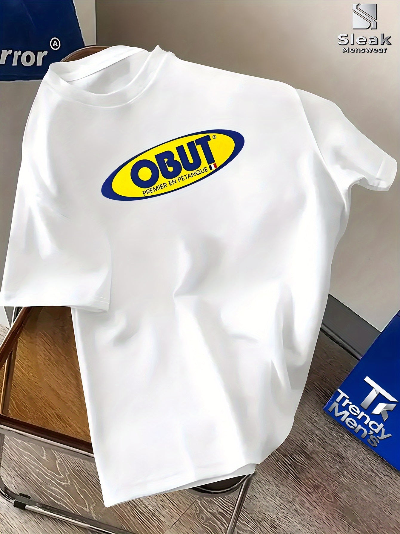 T-shirt de pétanque française imprimé ( obut ) 100% coton du S au 3XL MAEJORKEN