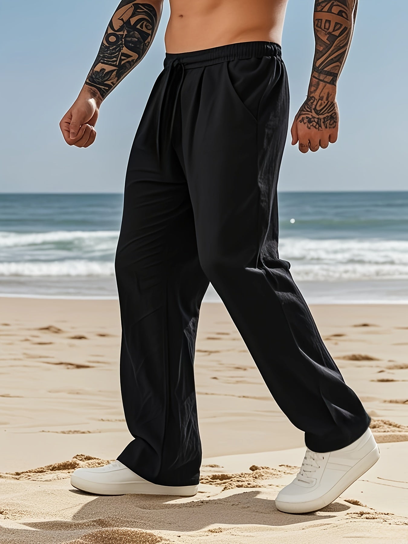 Pantalon en lin du S au 2XL MAEJORKEN