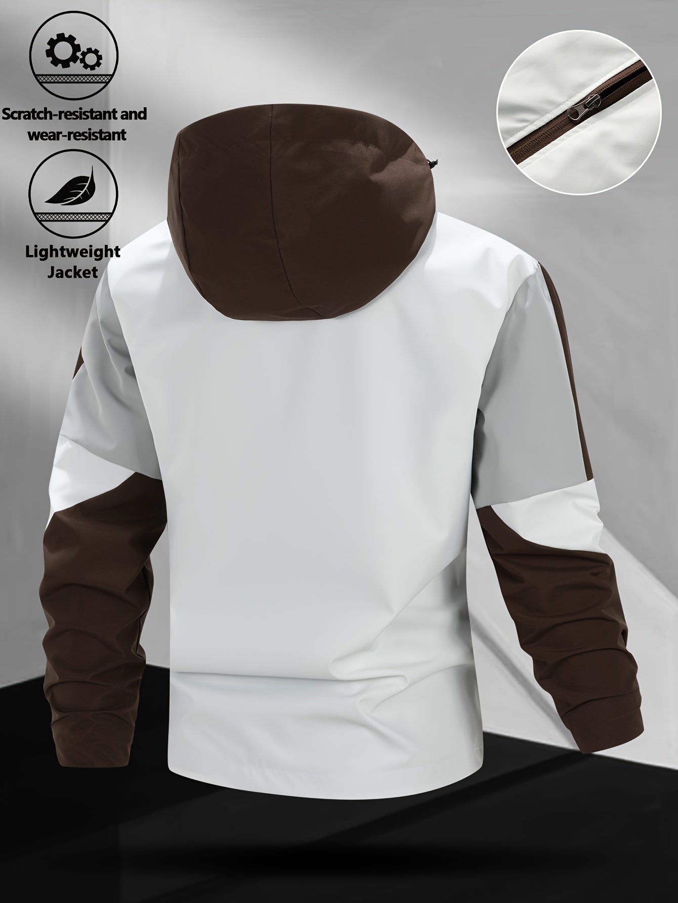 Veste coupe vent avec fermeture à glissière du XS au 2XL MAEJORKEN