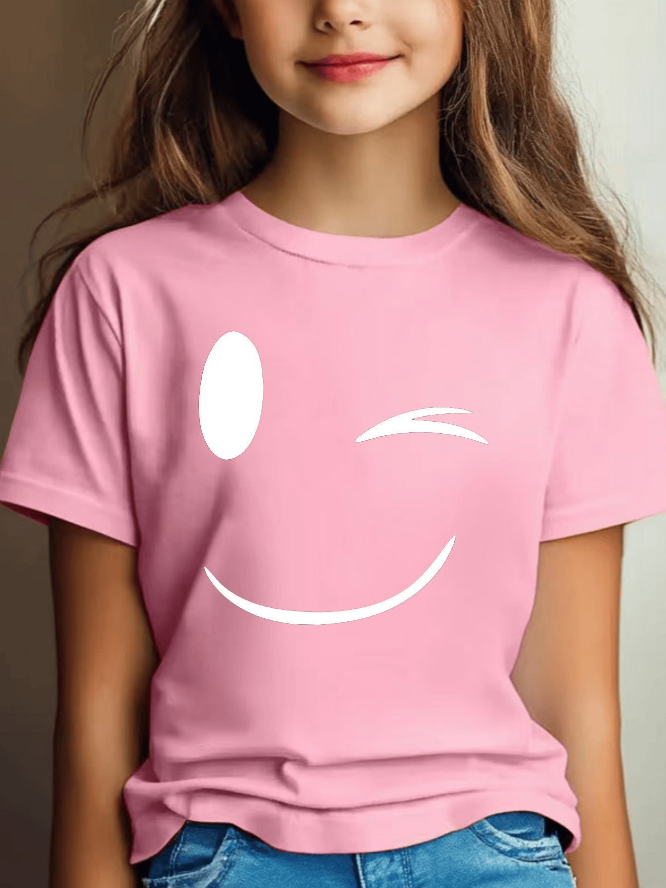 T-shirt à manches courtes décontracté en coton pour filles du 5 au 14 ans MAEJORKEN