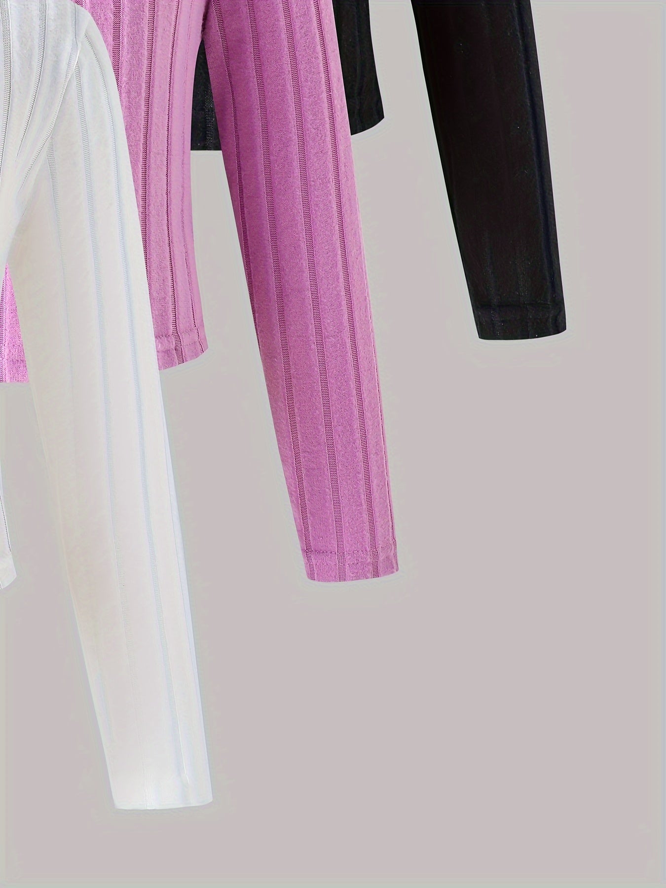 Lot de 3 t-shirts doublés polaire à manches longues pour filles du 5 au 14 ans
