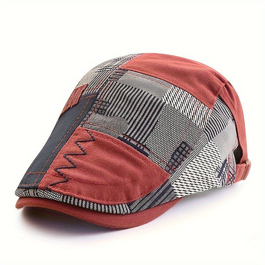 Casquette gavroche patchwork 100 % coton réglable 56-60 cm MAEJORKEN