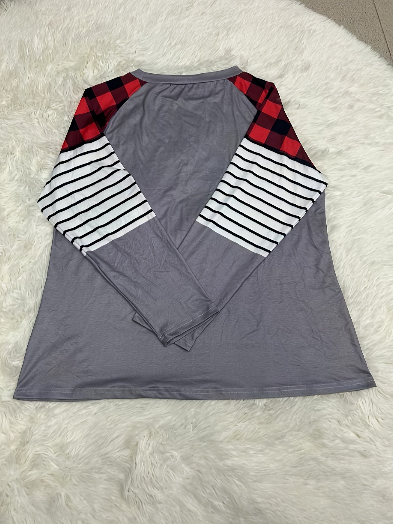 Sweat-shirt décontracté à manches longues du 1XL au 5XL