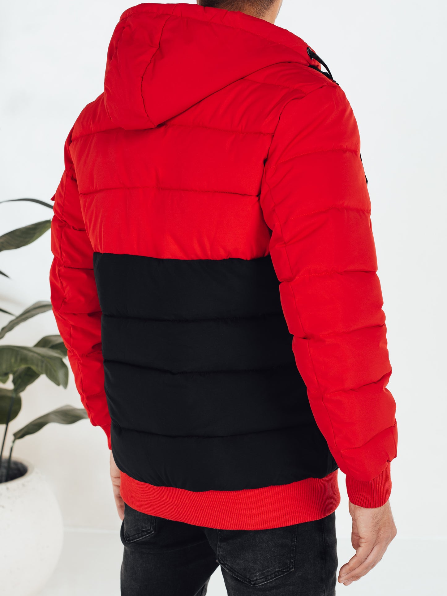 Veste matelassée d hiver pour hommes à capuche amovible du S au 2XL