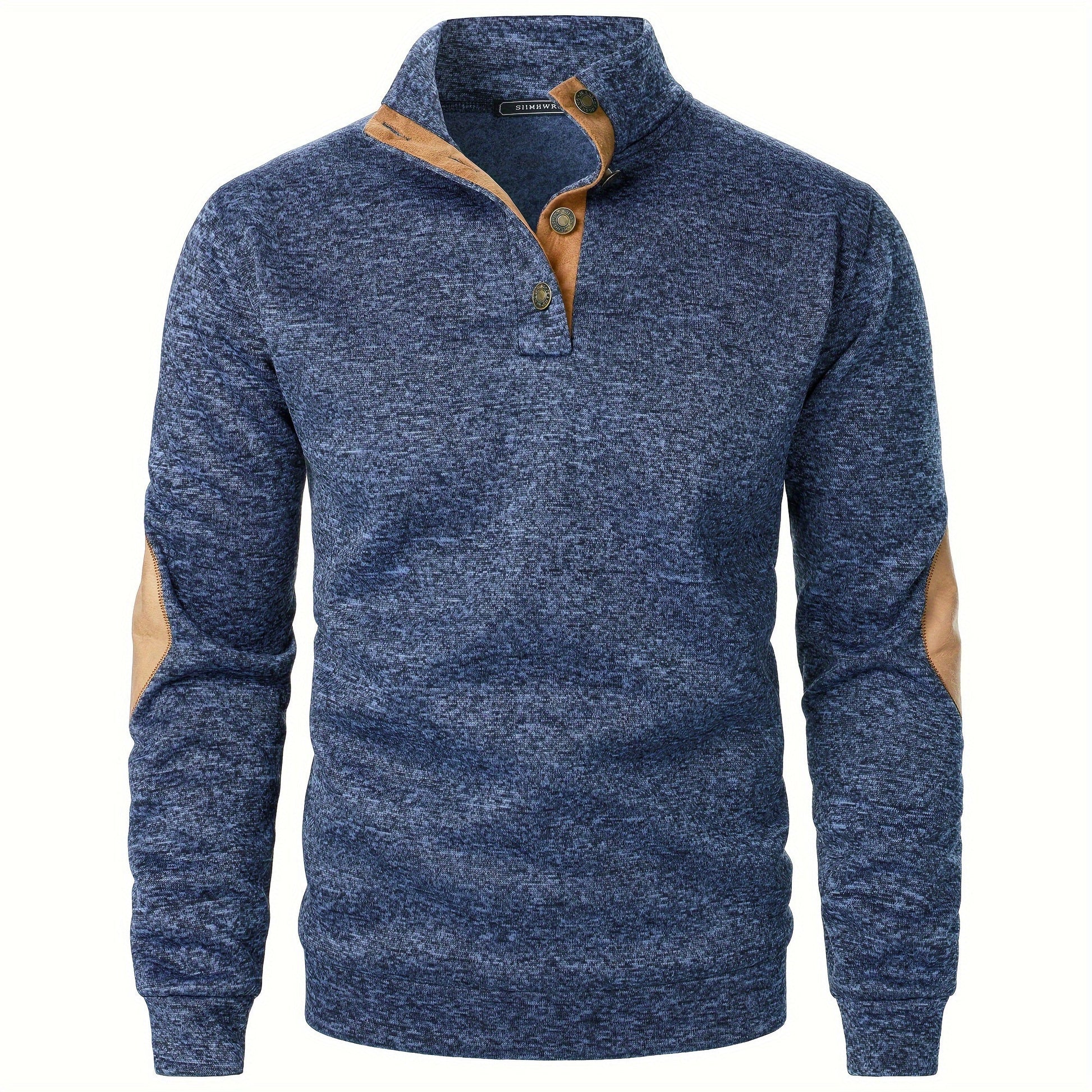 Pull en polyester à col montant hommes du S au 3XL MAEJORKEN