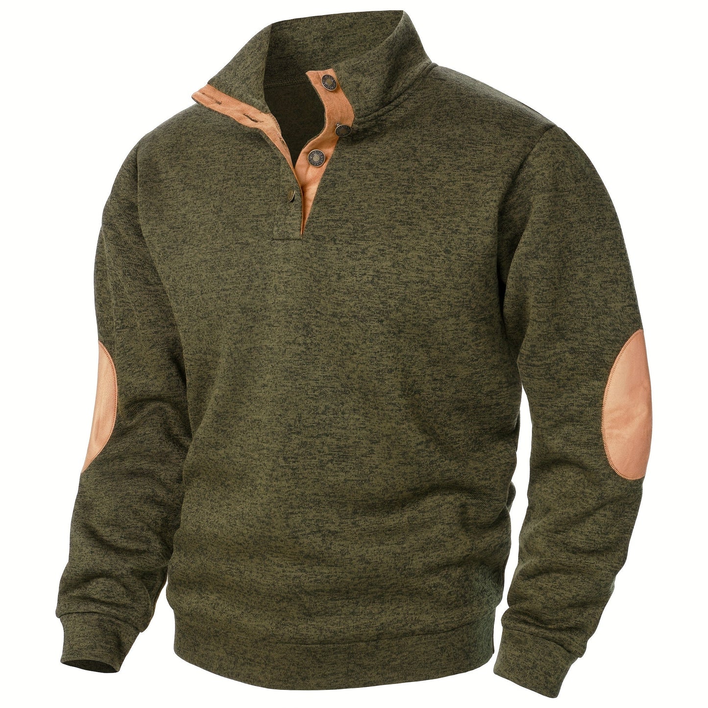 Pull en polyester à col montant hommes du S au 3XL MAEJORKEN